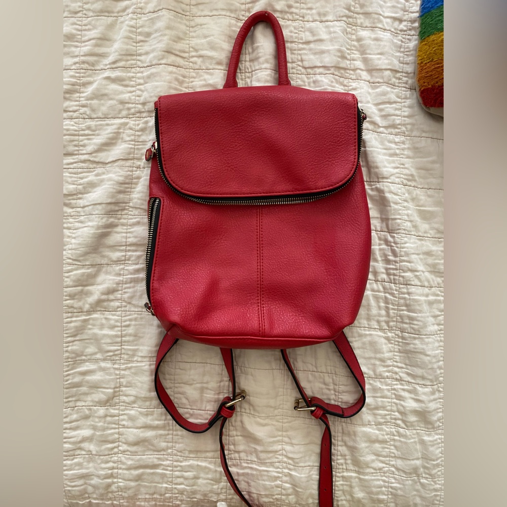 Steve Madden Cherry Red Backpack